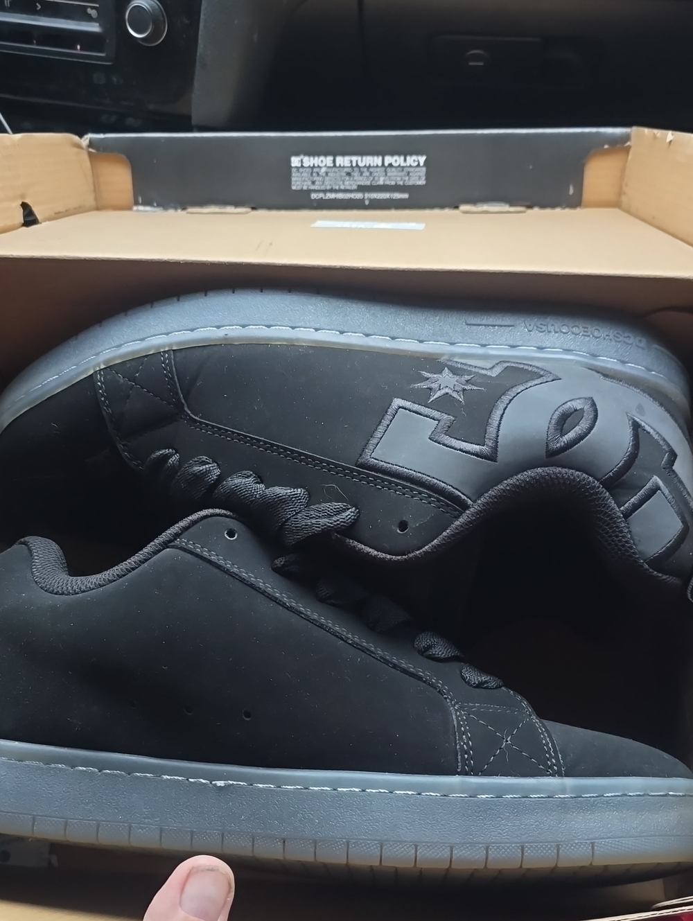 DC Men's Low-Top Sneaker in Black